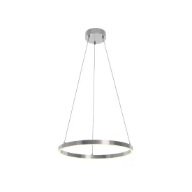 Glo 24 In. LED Pendant Light Satin Nickel Finish