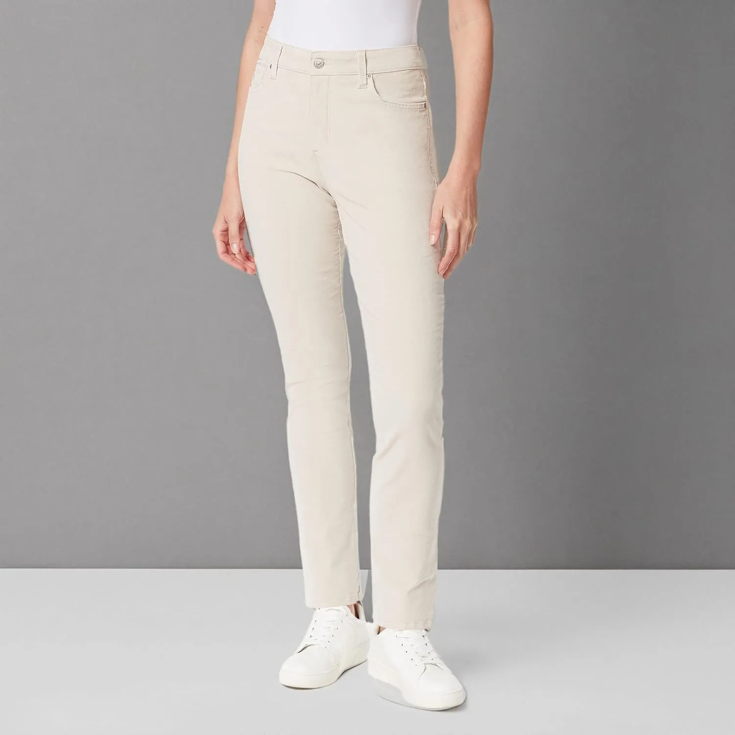 Gloria Vanderbilt Women's Amanda Corduroy Slim High Rise Pant