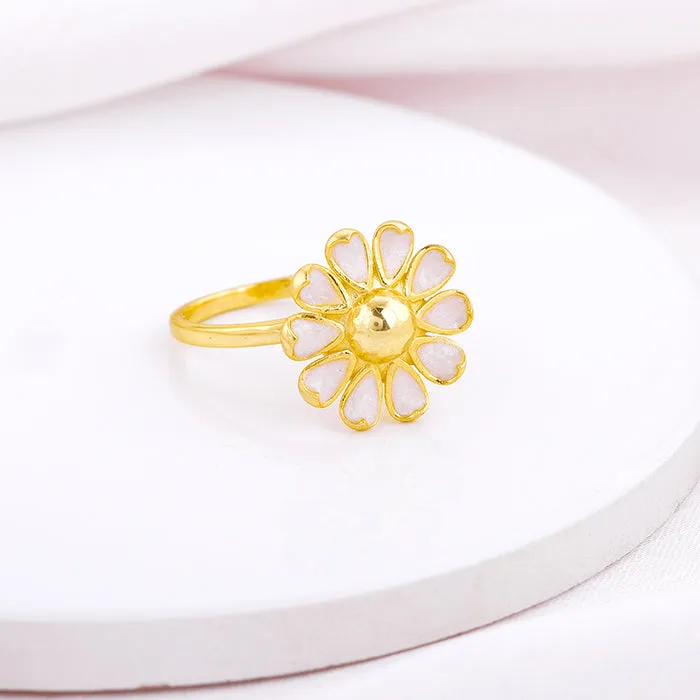 Golden Open Bramha Kamal Ring
