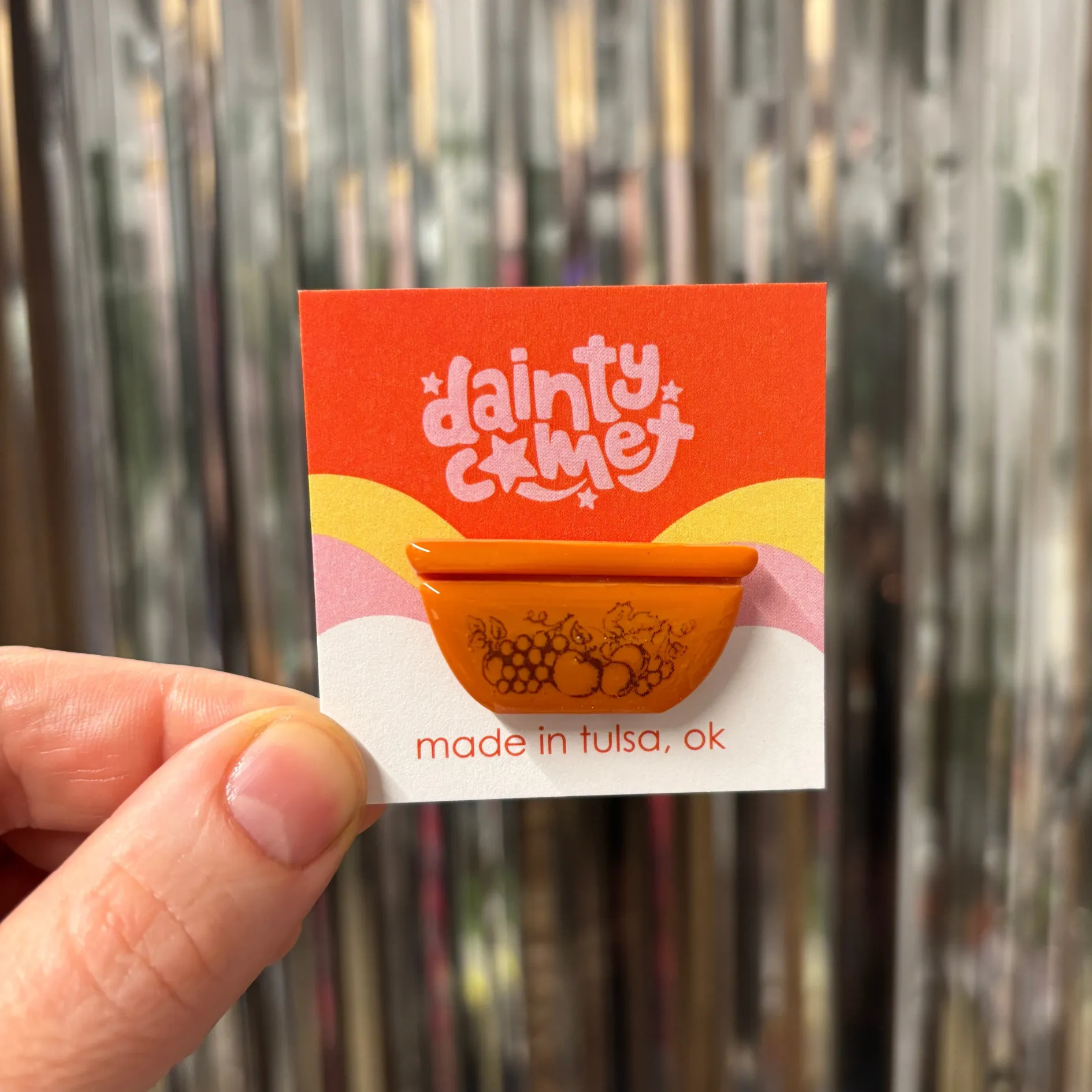 Handmade Pyrex Dish Tiny Magnets in  Styles | Historic Prints on Polymer Clay