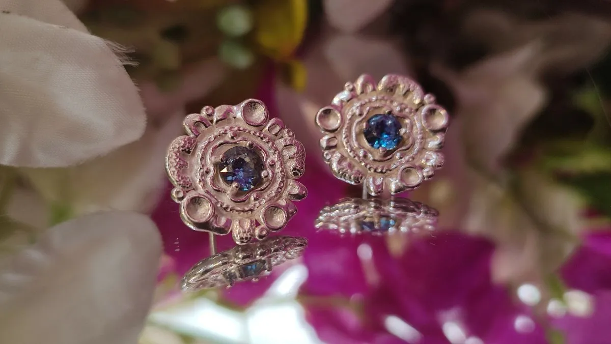 Heart of the Sea Earrings – Sea Urchin Inspired Ocean Jewelry