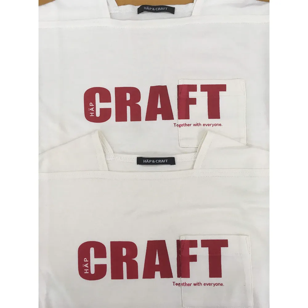 HÄP & CRAFT | Kidswear | Print Smile Cotton Smooth T-shirt Limited Edition - Off White / Top Gray