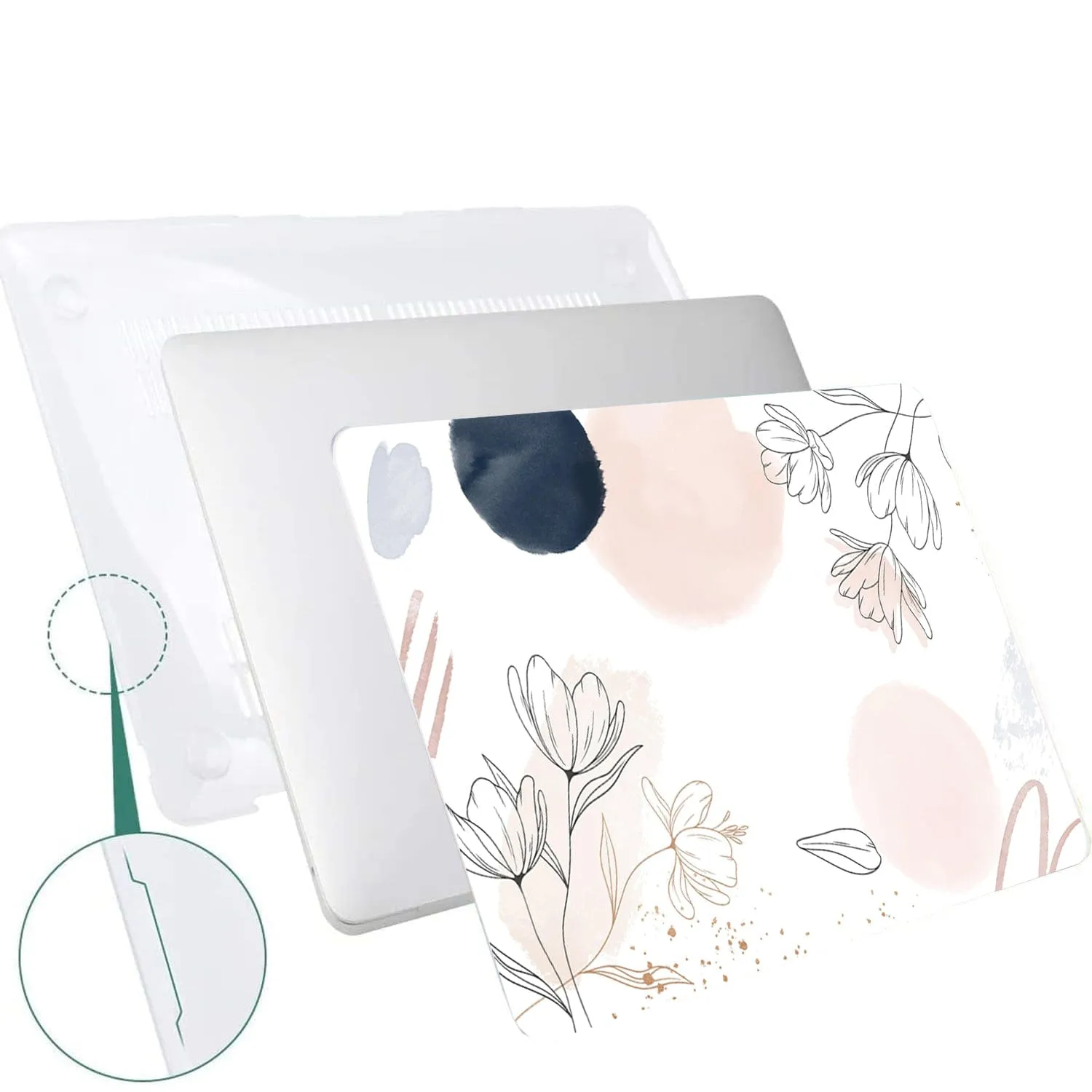 Hybrid-Flex Watercolor Floral Case - MacBook Air