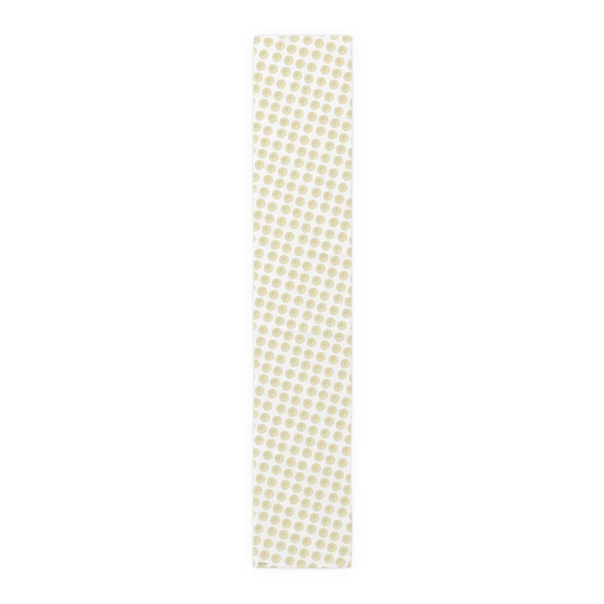 Ivory Sand Dollars II Cotton Table Runner