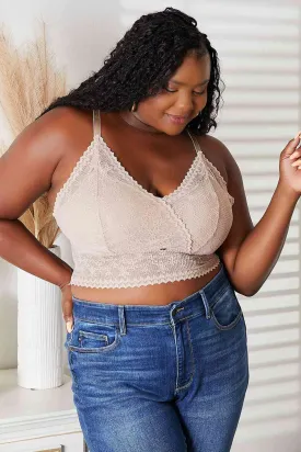 JadyK Skye Lace Bralette in Mocha