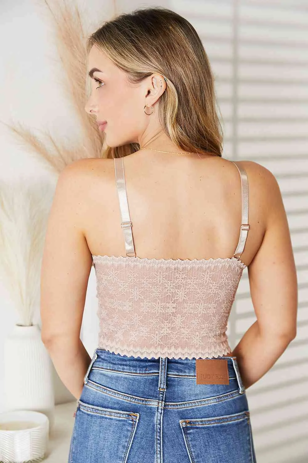 JadyK Skye Lace Bralette in Mocha