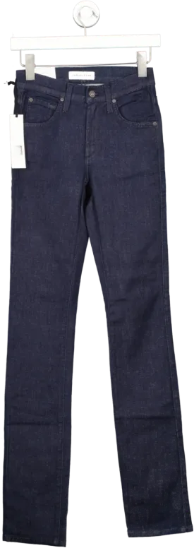 James Jeans Dark Blue High Rise Straight Leg  Jeans BNWT W24