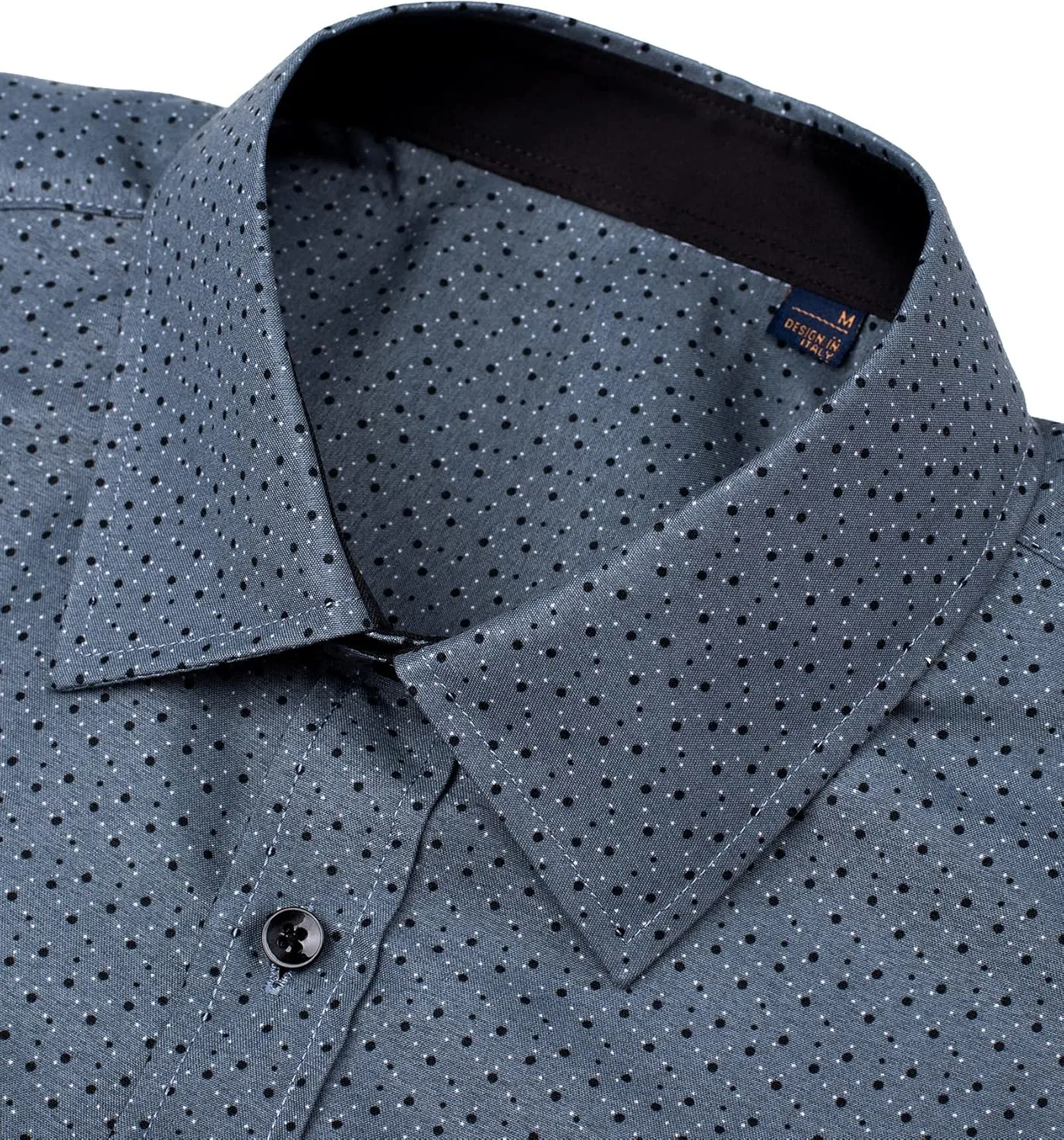 J.VER Men's Printed Dress Shirts Casual Long Sleeve Stylish Button Down Shirt