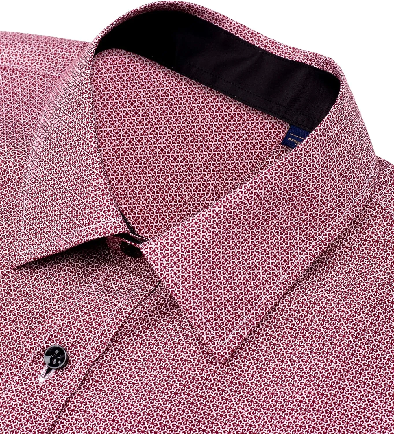 J.VER Men's Printed Dress Shirts Casual Long Sleeve Stylish Button Down Shirt