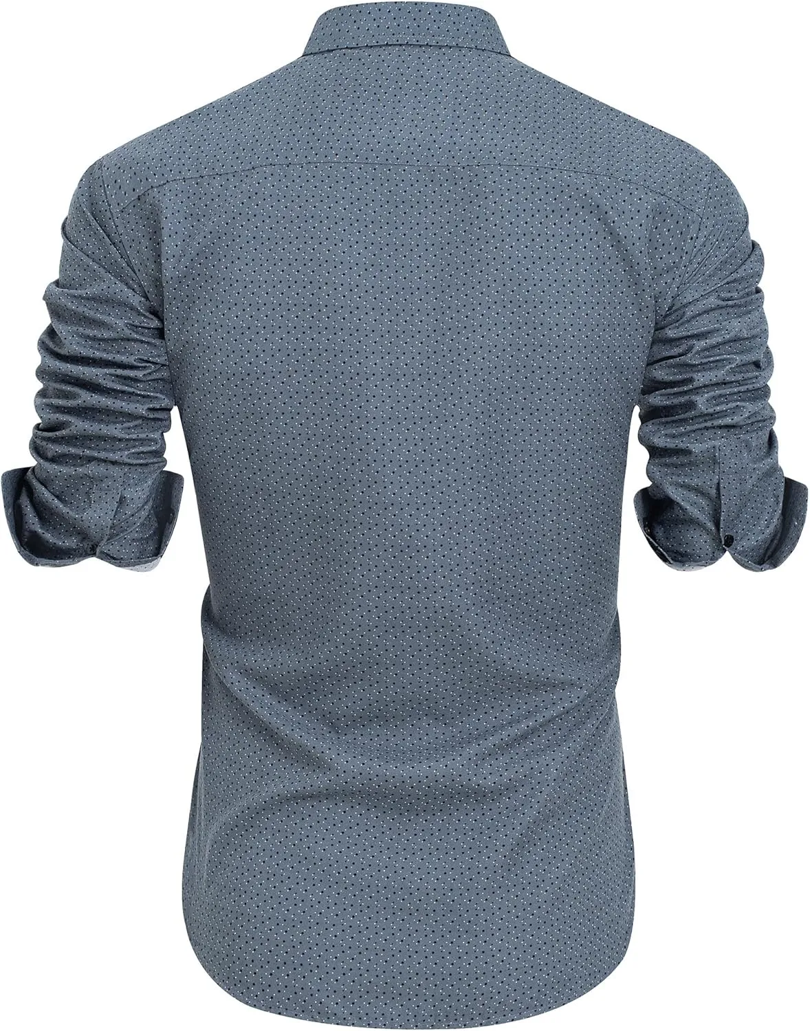 J.VER Men's Printed Dress Shirts Casual Long Sleeve Stylish Button Down Shirt
