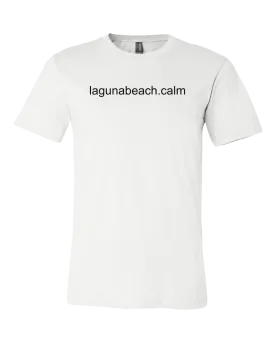 Laguna Beach Calm Unisex Tee - White