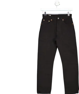 LEVI'S Black 501 Original Crop Jeans  L26 W24