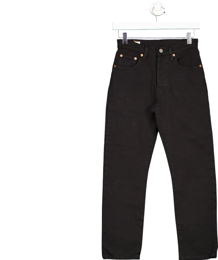 LEVI'S Black 501 Original Crop Jeans  L26 W24