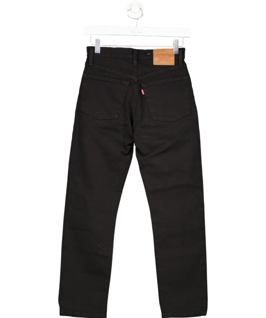 LEVI'S Black 501 Original Crop Jeans  L26 W24