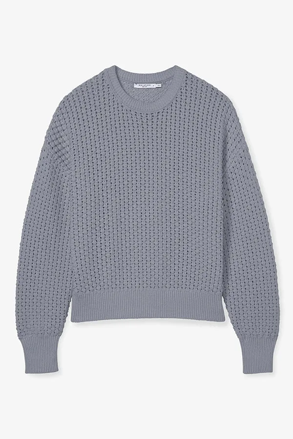 Liam Sweater - Popcorn Knit :: Flint Gray