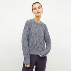 Liam Sweater - Popcorn Knit :: Flint Gray