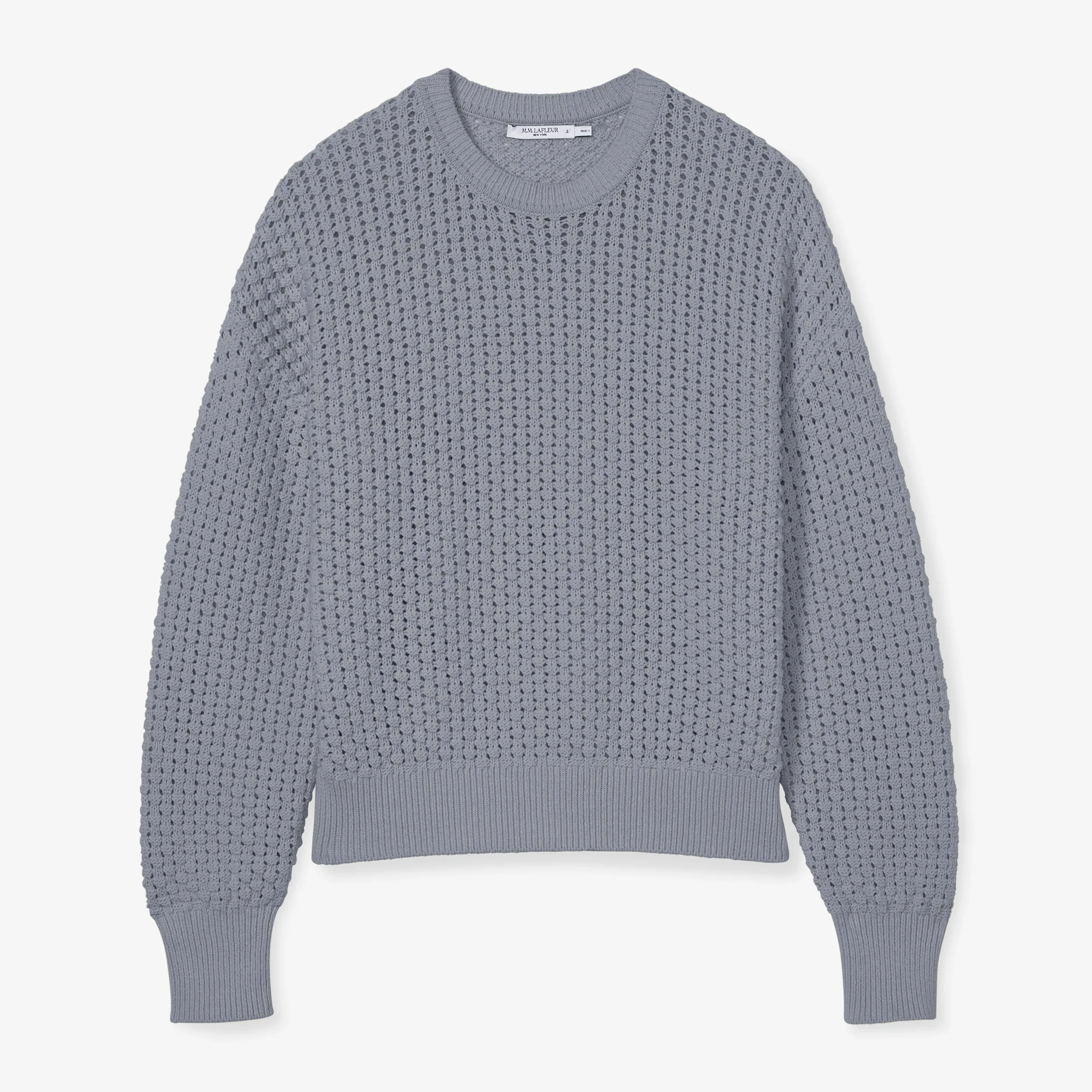 Liam Sweater - Popcorn Knit :: Flint Gray