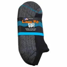 Loose Fit Stays Up Cotton Casual No Show Socks 461