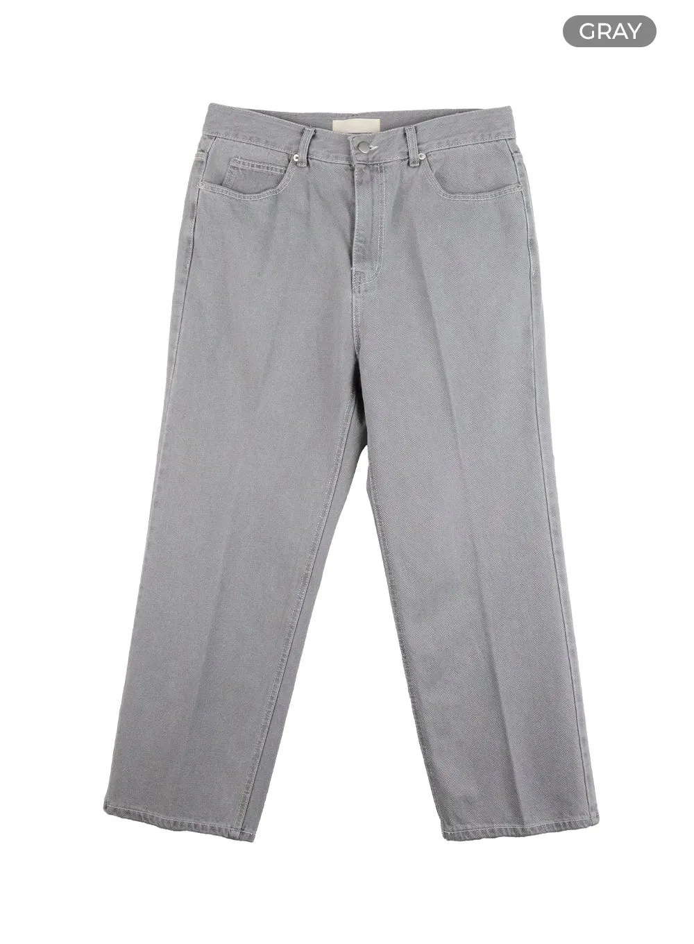 Men's Basic Jeans (Gray) IY431