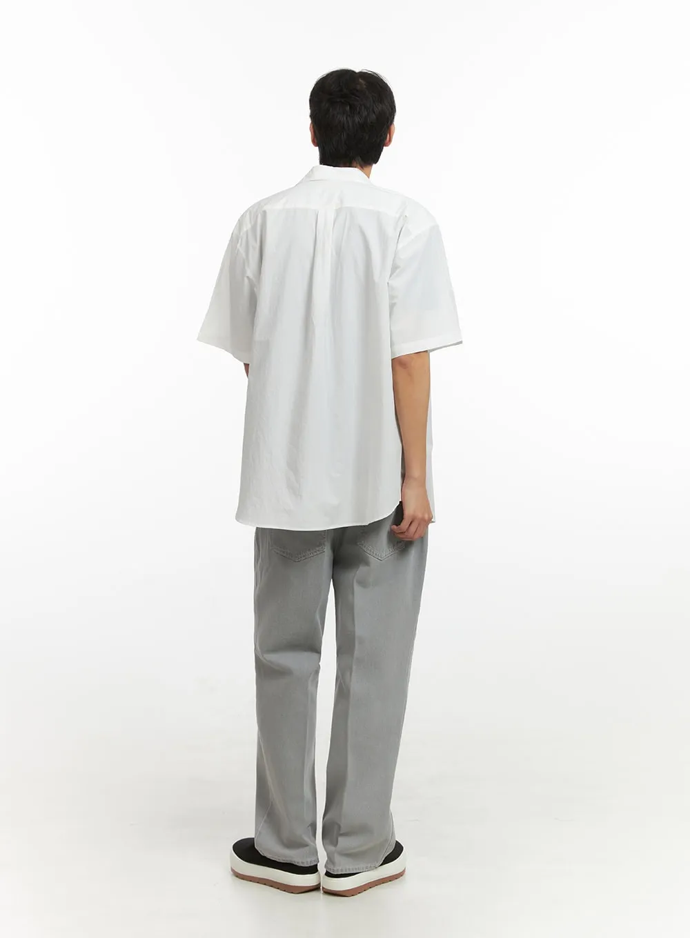 Men's Basic Jeans (Gray) IY431
