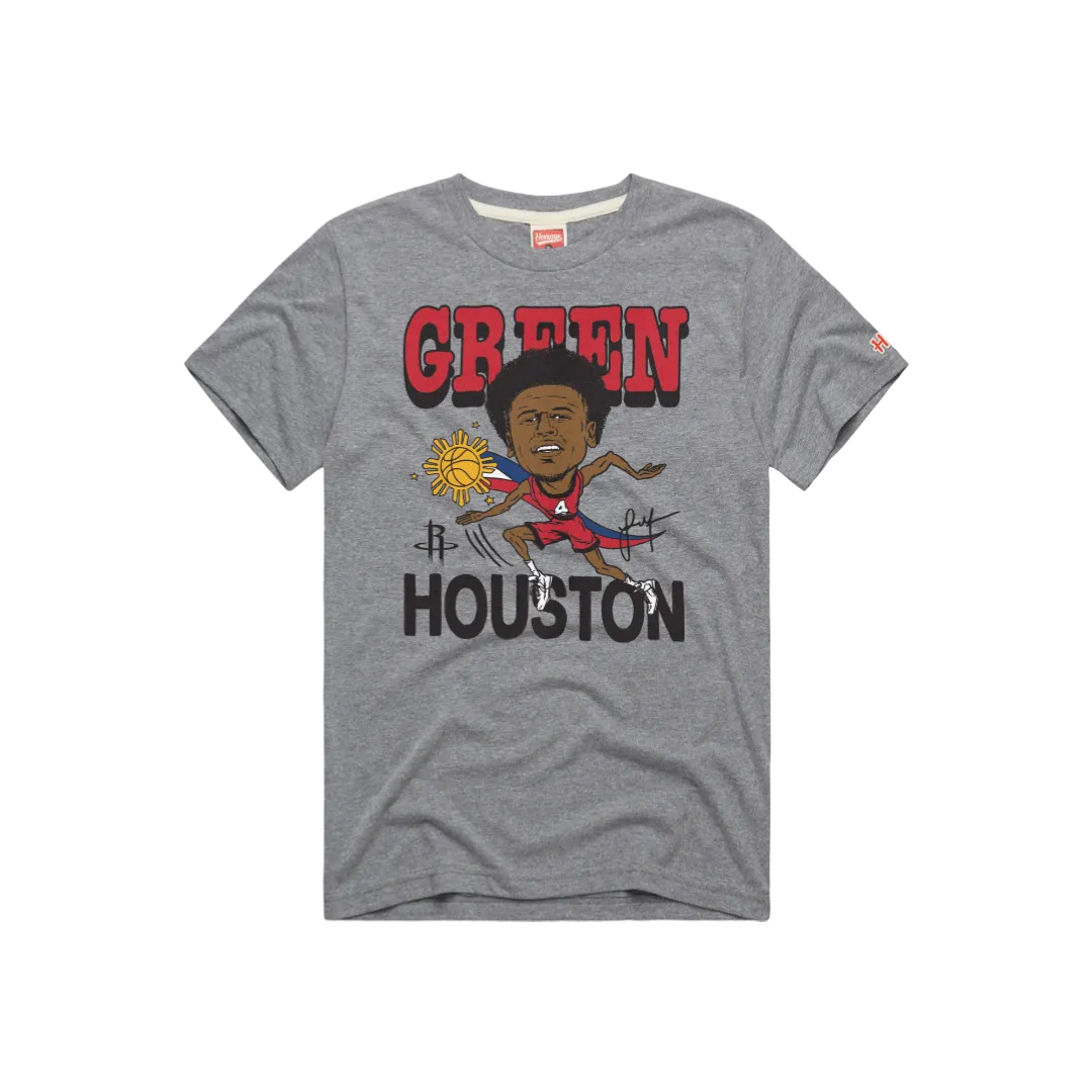 Men's Houston Rockets Homage Jalen Green Filipino Heritage T-Shirt