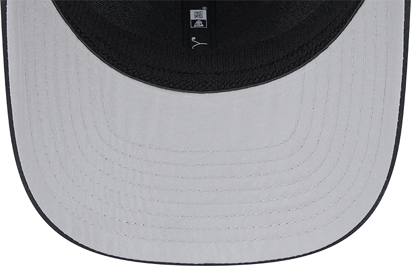 Men's Houston Rockets New Era 9SEVENTY Striped Trucker Stretch Snap Adjustable Cap