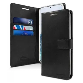 Mercury Blue Moon Diary Case for Samsung Galaxy S22 Ultra - Black