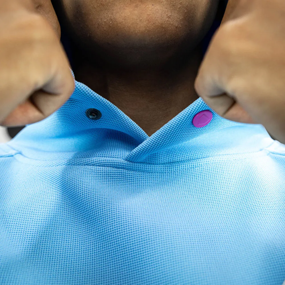 Cotton Candy Blue Off-Field Waffle Performance Hoodie