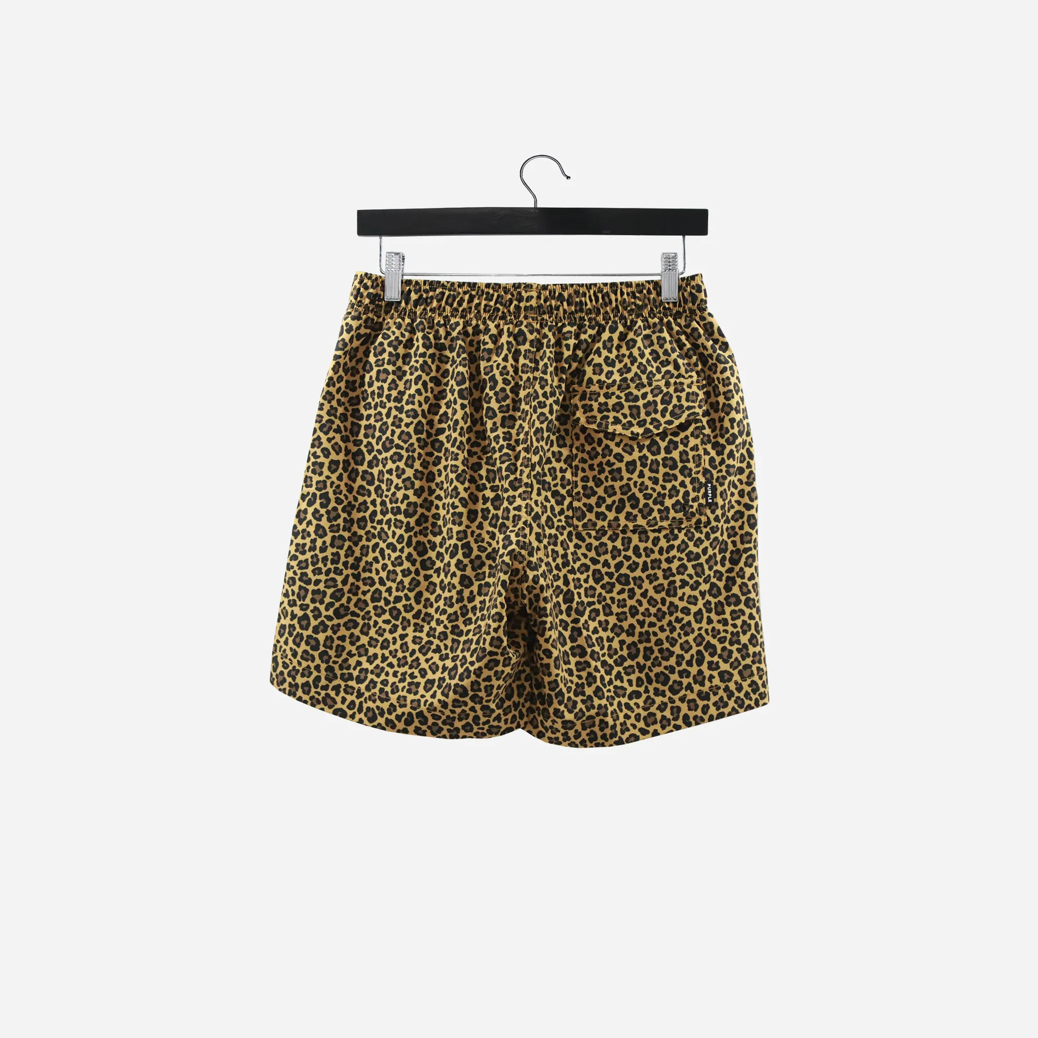 Purple Brand Printed All Round Short - Brown Leopard P504-WBRS22