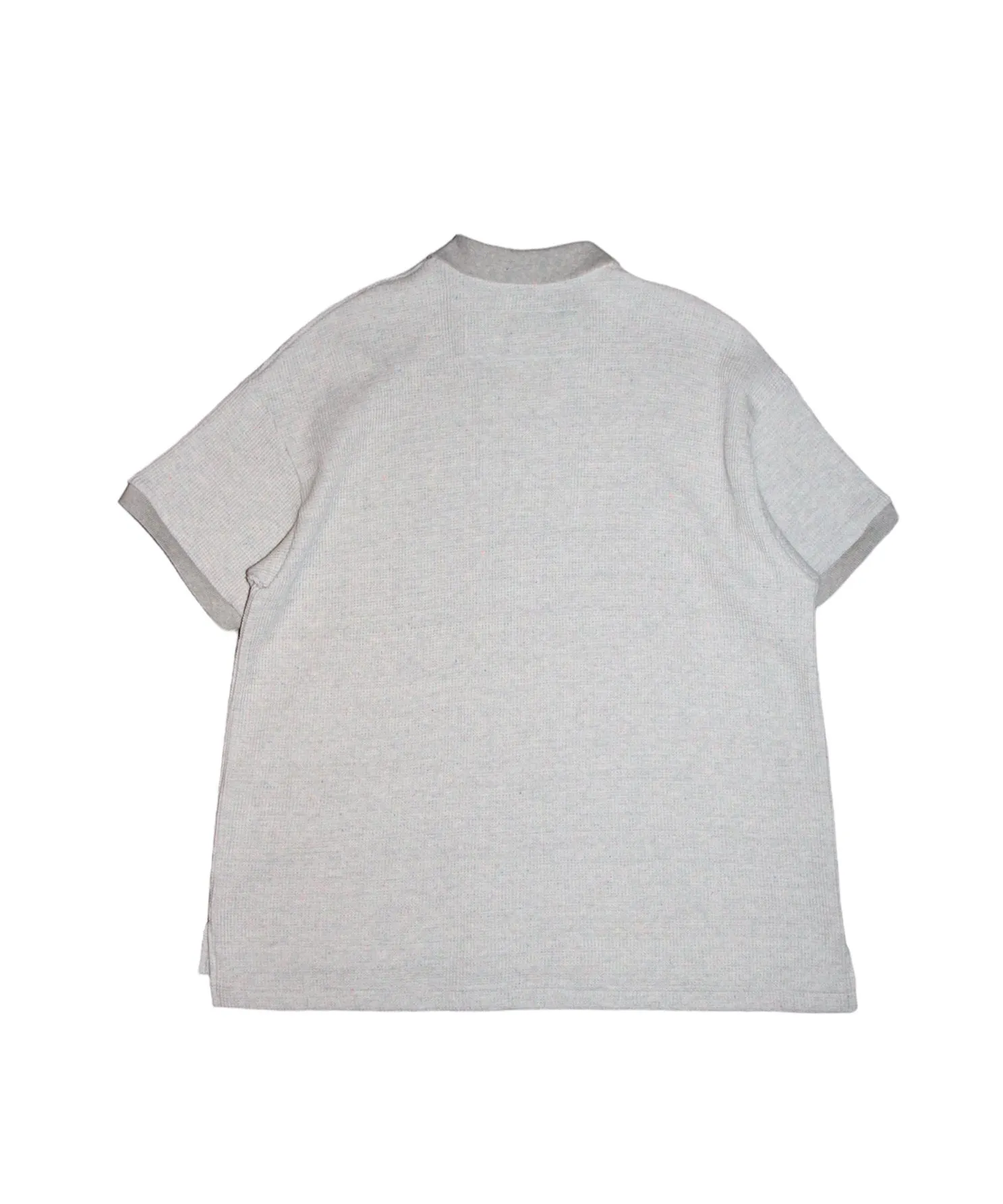 ワッフルSスリーブポロ "GRAY"