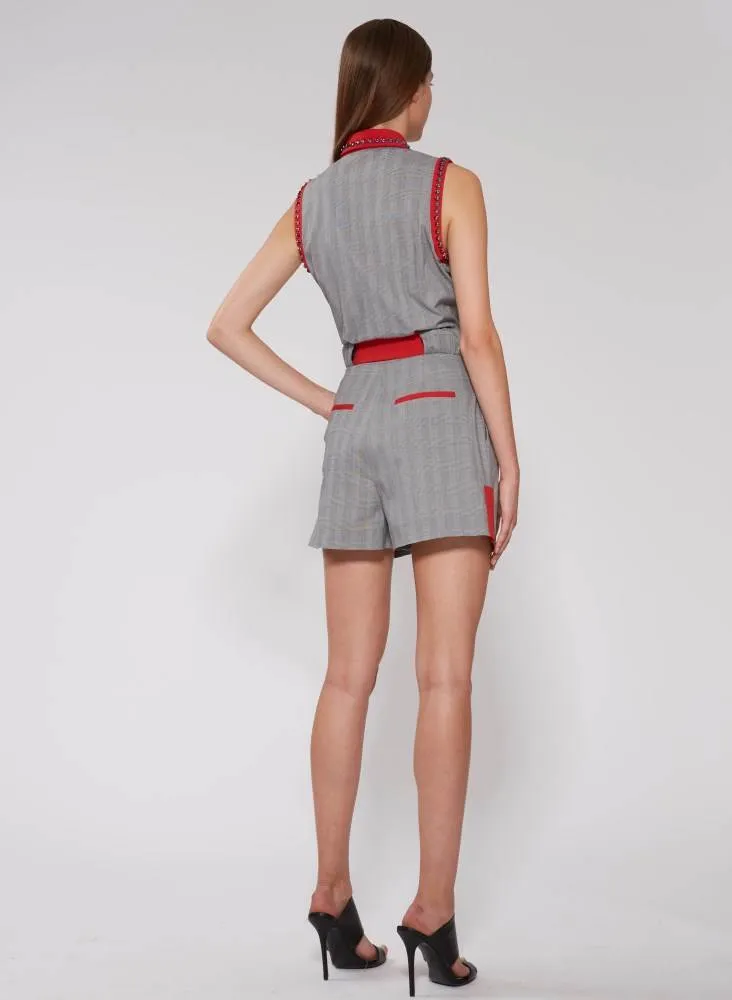 Short Stretch Jumpsuit