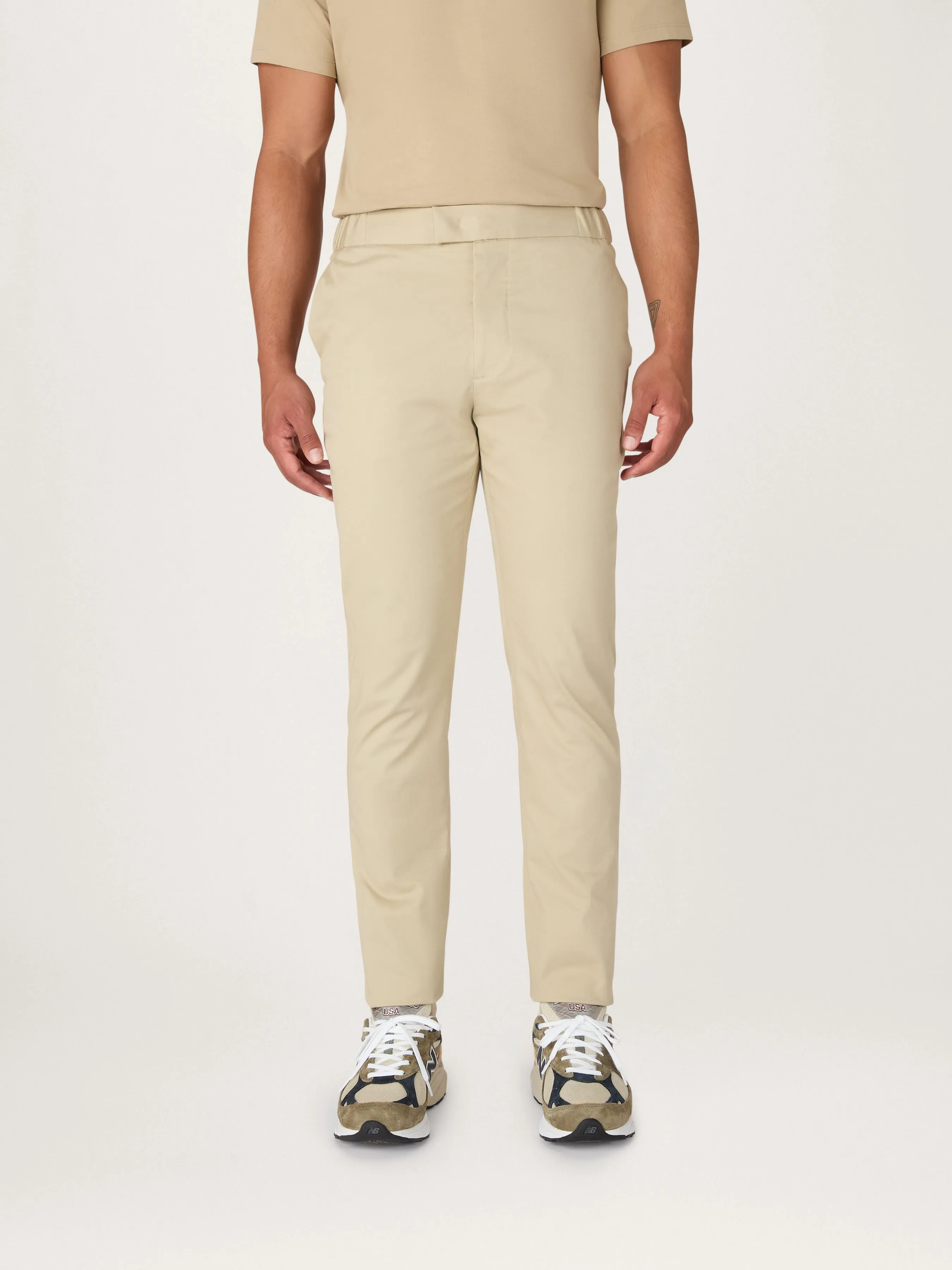 The 24 Trouser || Oat | Stretch Cotton