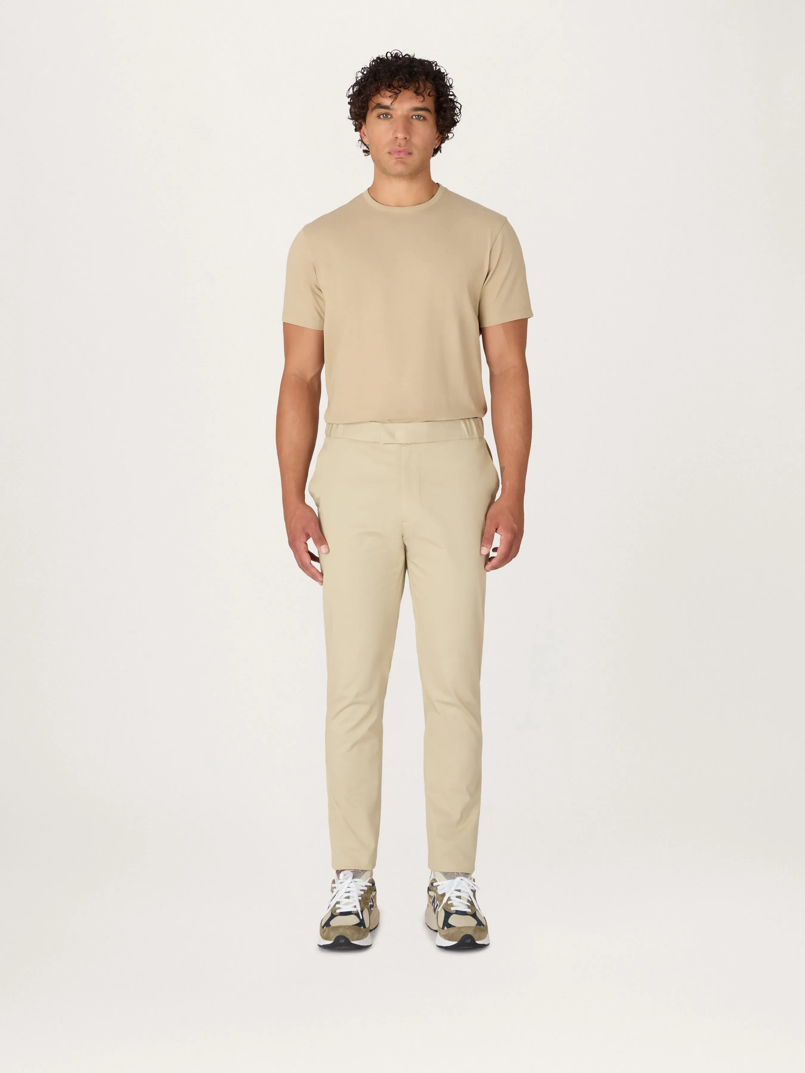 The 24 Trouser || Oat | Stretch Cotton