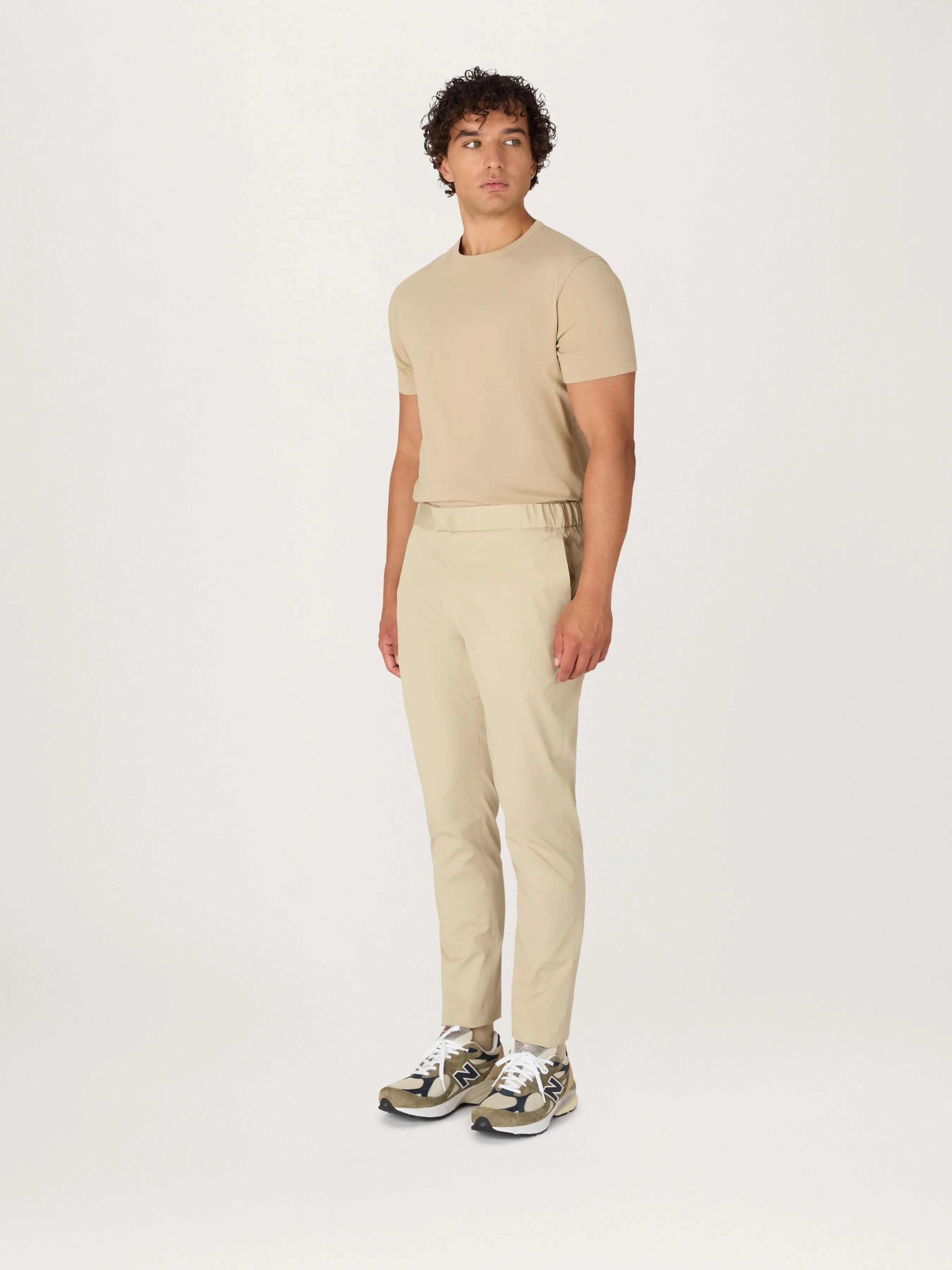 The 24 Trouser || Oat | Stretch Cotton
