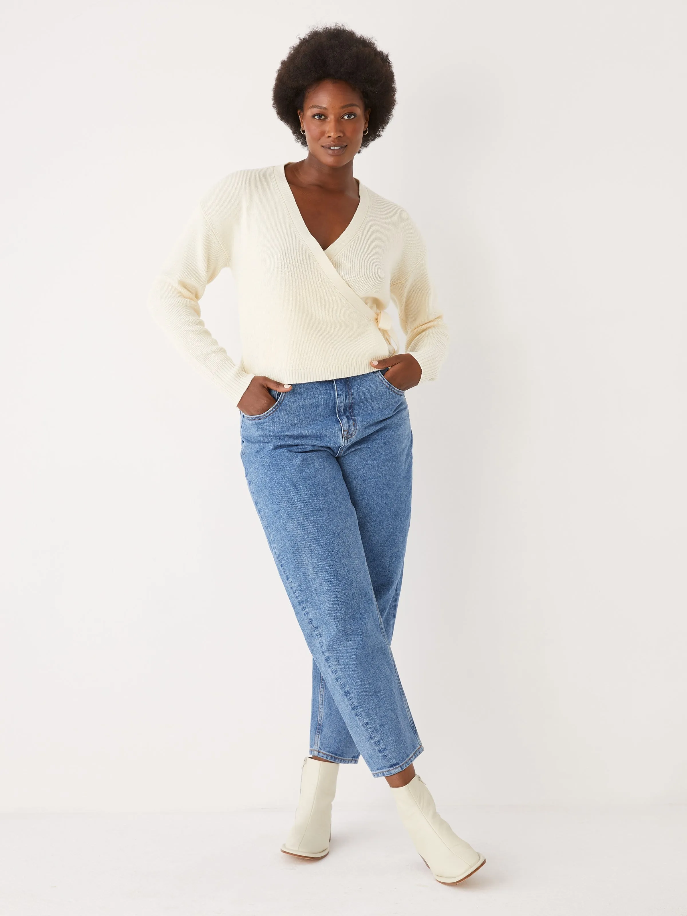 The Linda Ballon Fit Jean in Light Indigo