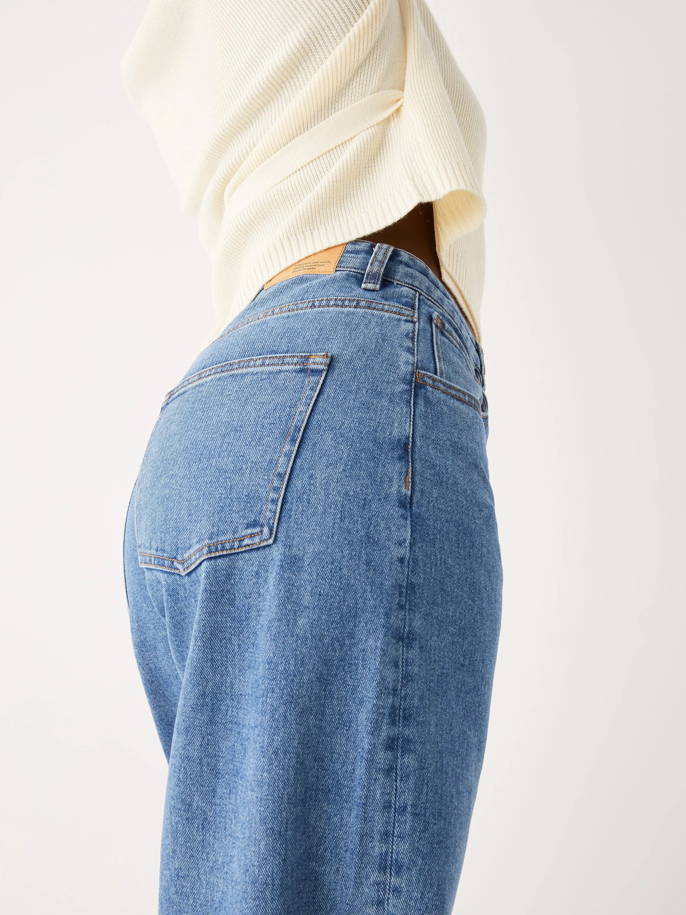 The Linda Ballon Fit Jean in Light Indigo