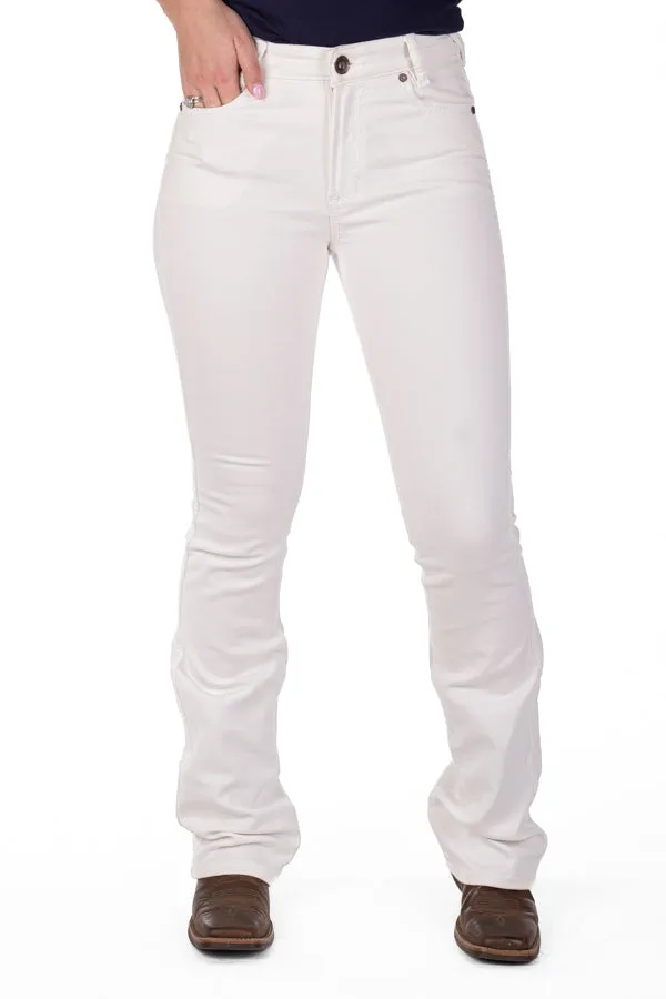 Ultra High Rise - SR2078 White Competition Jeans