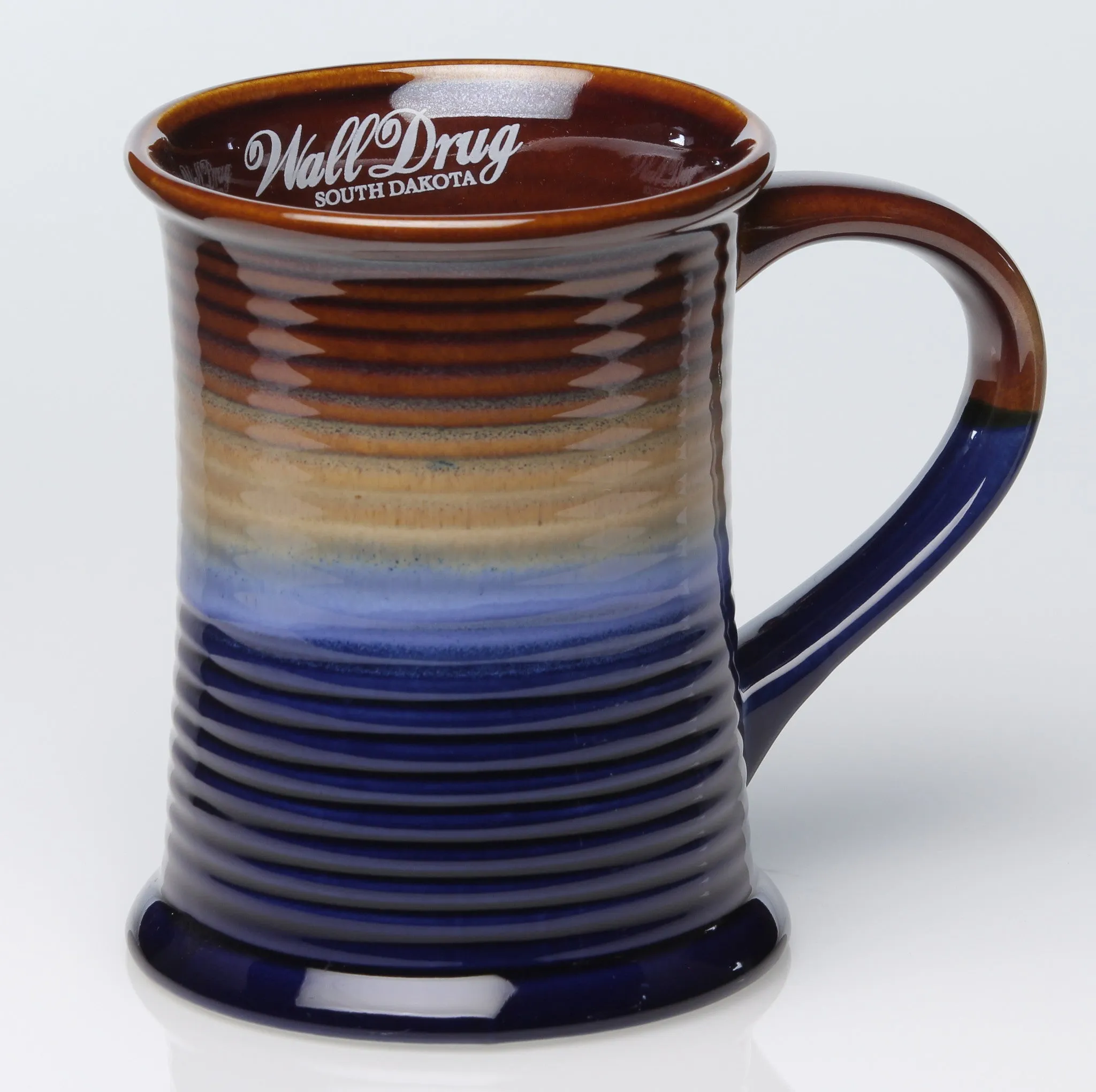 Wall Drug Blue Fade Mug