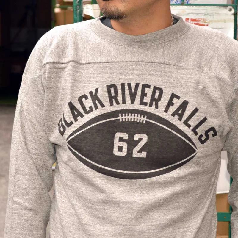 WARE HOUSE "4063 FOOTBALL 62" 3/4 Sleeve Football T-shirt "FOOTBALL 62"