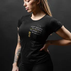 Women's Don't Look Back Slim Fit T-Shirt - Black