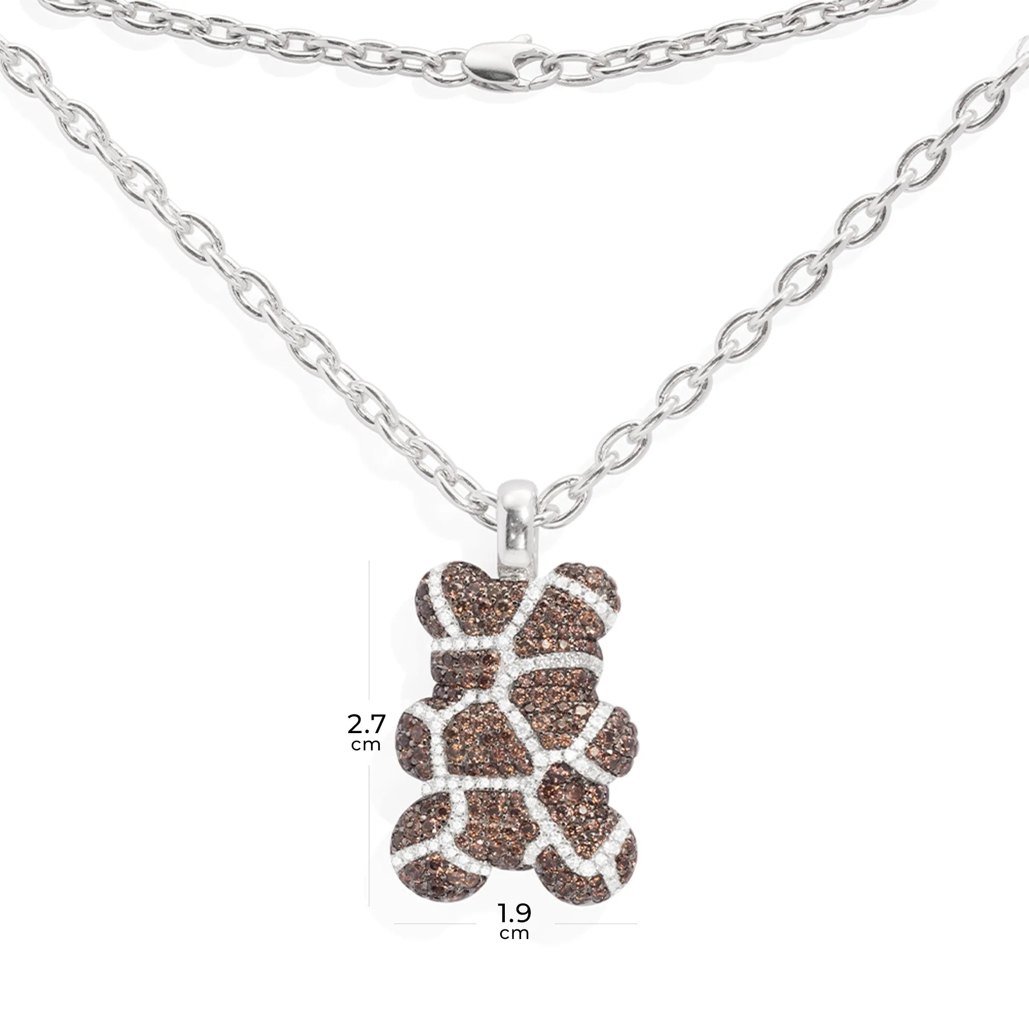 XL Savannah Yummy Bear Adjustable Necklace